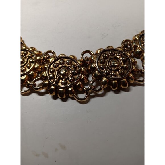 Womens Boho Goldtone Sunburst Sunflower Jewelry Belt 32\